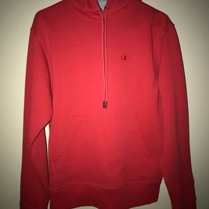 red champion hoodie